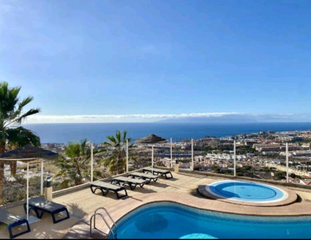 Luxury Sunset 408 Heated Pool With Air Condition And Sea Views Адехе Экстерьер фото
